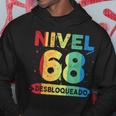 Nivel 68 Desbloqueado 68 Aniversario De Boda 68 Años Sudadera Regalos divertidos