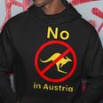 No Kangaroo In Austria No Kangaroo In Austria Kapuzenpullover Lustige Geschenke