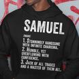 Nome Camicia Samuel Definizione Personalizzato Nome Divertente Felpa con cappuccio Regalos divertidos