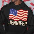 Nome Nome Nome Cittadinanza Jennifer Compleanno Personalizzato Felpa con cappuccio Regalos divertidos