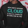 Non Esiste Nessun Cloud Regalo Divertente Geek Nerd Felpa con cappuccio Regalos divertidos
