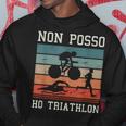 Non Posso Ho Triathlon Triatleta Felpa con cappuccio Regalos divertidos