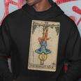Occult Tarot The Hanged Man Gothic L'impiccato Satanintage Felpa con cappuccio Regalos divertidos