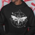 Occultintage Skull Moth Occult Fashion Goth Gothic Felpa con cappuccio Regalos divertidos