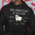 Ohne Landwirtschaft Ist Alles Doof Farmers Slogan Kapuzenpullover Lustige Geschenke