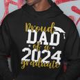 Orgoglioso Papà Padre Di Classe Del 2024 Laureato Laurea Senior Felpa con cappuccio Regalos divertidos