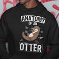 Otter Anatomy Of An Otter Cute Otter Lover Kapuzenpullover Lustige Geschenke