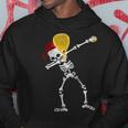 Padel Dabbing Skeleton Padelista Divertente Dab Dance Felpa con cappuccio Regalos divertidos
