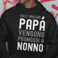 Papá & Nonno Solo I Migliori Papàengono Promossi A Nonno Felpa con cappuccio Regalos divertidos