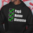 Papà Nonno Bisnonno Del Mondo Regali Annuncio Gravidanza Felpa con cappuccio Regalos divertidos