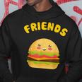 Patatine Fritte Kawaii Hamburger 22 Bff Abbinamento Dei Migliori Amici Felpa con cappuccio Regalos divertidos