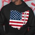 Patriotic American Flag Ohio State 4Th Of July Hoodie Unique Gifts