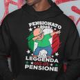Pensionato 2024 Pensionamento La Leggendaa In Pensione Felpa con cappuccio Regalos divertidos