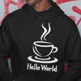 Per Computer Java Hello World Development Coding Felpa con cappuccio Regalos divertidos