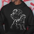 Playful Cute Labrador Dog In Photorealistic Style Kapuzenpullover Lustige Geschenke