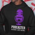 Podcast Per Podcasters Divertente Podcasting Regalo Felpa con cappuccio Regalos divertidos