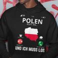 Polen Calls And I Must Go Poland Flag Kapuzenpullover Lustige Geschenke