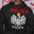 Polska Aquila Polacca Patrimonio Orgoglio Radici Felpa con cappuccio Regalos divertidos