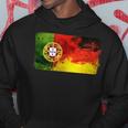 Portugal Deutschland Fusion Football Sport Competition Friends Kapuzenpullover Lustige Geschenke