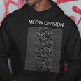Post Punk Meow Divisione Felpa con cappuccio Regalos divertidos