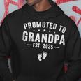 Promoted To Grandpa 2025 Soon To Be Grandfather New Grandpa Hoodie Unique Gifts