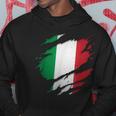 Proud Italian Italia Ripped Italian Flag Kapuzenpullover Lustige Geschenke