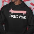 Pulled Pork Lustiges Schweinchen Bbq Kapuzenpullover Lustige Geschenke