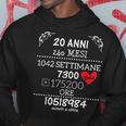 Regalo Di Anniversario Di Matrimonio Per Copia 20 Anni Felpa con cappuccio Regalos divertidos