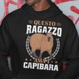 Regalo Roditore Capibara Capybara Capy Ragazzo Felpa con cappuccio Regalos divertidos