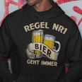 Regel Nr 1 Bier Geht Immer Kapuzenpullover Lustige Geschenke