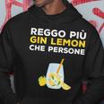 Reggo Più Gin Lemon Che Persone Divertido Cocktail Felpa con cappuccio Regalos divertidos