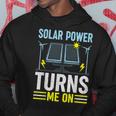 Renewable Energy Solar Panelintage Windmill I'm A Big Fan Felpa con cappuccio Regalos divertidos
