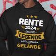 Rente 2024 Real Legend Leaves Terrain Pensioner Kapuzenpullover Lustige Geschenke