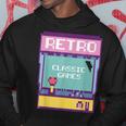Retro Classic 8 Bit Game Gamingintage Gamer Felpa con cappuccio Regalos divertidos