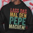 Retro Lass Das Mal Den Pepe Machenintage First Name Kapuzenpullover Lustige Geschenke