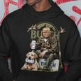 Retro Trump Hunting Deer Beer Drinking Hunting On Back Hoodie Personalized Gifts