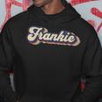 Retrointage Frankie Name Personalised Kapuzenpullover Lustige Geschenke