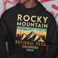 Rocky Mountain Est 1915 Colorado Vintage Retro National Park Hoodie Personalized Gifts