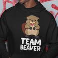 Rodent Team Beaver Team Beaver Love Flannelette Kapuzenpullover Lustige Geschenke