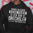 Ruhig Bleiben Keine Panik Ich Bin Drechsler Und Regel Das Kapuzenpullover Lustige Geschenke