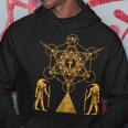 Sacred Geometry Science Egyptian God Thoth Hoodie Personalized Gifts