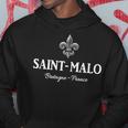 Saint-Malo Bretagne Frankreich Fleur De Lis Kapuzenpullover Lustige Geschenke