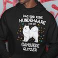 Samoje Glitter Dog Holder Dog Fun Kapuzenpullover Lustige Geschenke