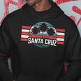 Santa Cruz Ca California Retro 70S 80S Surfer Kapuzenpullover Lustige Geschenke