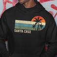 Santa Cruz Ca California Retro Surfing Kapuzenpullover Lustige Geschenke