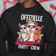 Schlager Party Crew Schlager Kapuzenpullover Lustige Geschenke