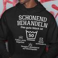 Schonend Treateln 50Th Birthday Das Gute Stück Ist Fifty Kapuzenpullover Lustige Geschenke