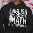 Scienziato Matematico Divertente Insegnante Di Matematica Felpa con cappuccio Regalos divertidos