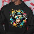 Scimmia Con Occhiali Da Sole Regalo Umoristico Monkey Felpa con cappuccio Regalos divertidos