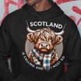 Scottish Highland Cow La Scozia Chiama E Devo Andare Felpa con cappuccio Regalos divertidos